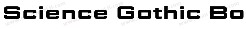 Science Gothic Bold字体转换